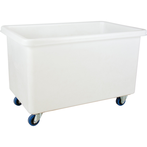 Straight Wall Box Truck, White Polyethylene, 46" L x 28" W x 31" H, 14 cu. ft. Volume, 600 lbs. Capacity PB Rental Co. Ltd.