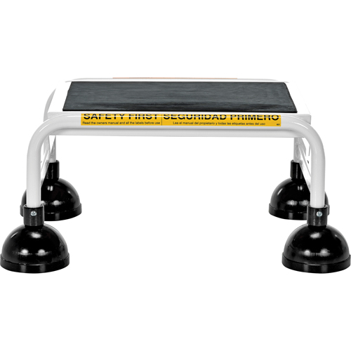 &eacute;chelles Stop-Step, 1 marches, Largeur de la marche 16", Hauteur de la plateforme 9-9/16", Acier PB Rental Co. Ltd.