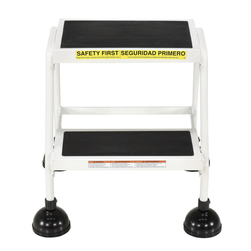 &eacute;chelles Stop-Step, 2 marches, Largeur de la marche 16", Hauteur de la plateforme 18-9/16", Acier PB Rental Co. Ltd.