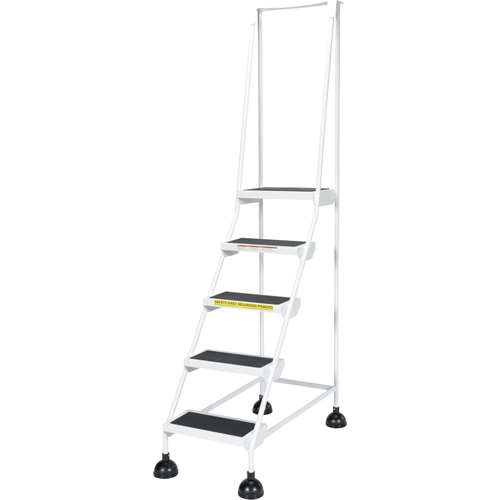 Light-Duty Stop-Step Ladders, 5 Steps, 16" Step Width, 47-11/16" Platform Height, Steel PB Rental Co. Ltd.