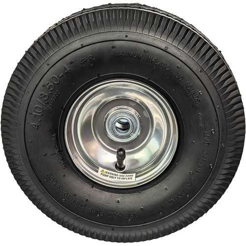 Roue pneumatique de rechange pour diable, 10" (254 mm), Capacit&eacute; de 350 lb PB Rental Co. Ltd.