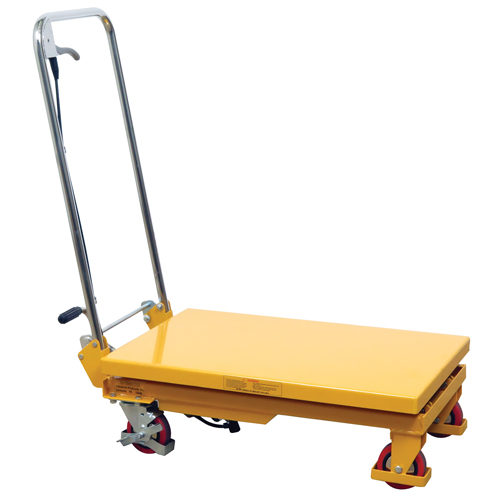 Hydraulic Scissor Lift Table, 17.75" L x 27.5" W/27-1/2" L x 17-3/4" W, Steel, 330 lbs. Capacity PB Rental Co. Ltd.