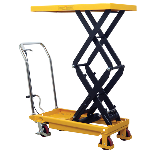 Hydraulic Scissor Lift Table, 19.5" L x 35.5" W/35-1/2" L x 19-1/2" W, Steel, 770 lbs. Capacity PB Rental Co. Ltd.