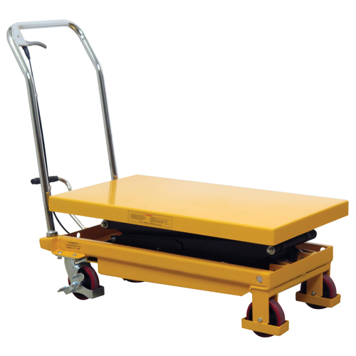 Hydraulic Scissor Lift Table, 19.5" L x 35.5" W/35-1/2" L x 19-1/2" W, Steel, 770 lbs. Capacity PB Rental Co. Ltd.