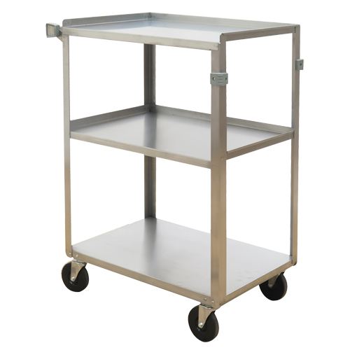 Shelf Carts, 3 Tiers, 15-3/4" W x 32" H x 24" D, 500 lbs. Capacity PB Rental Co. Ltd.
