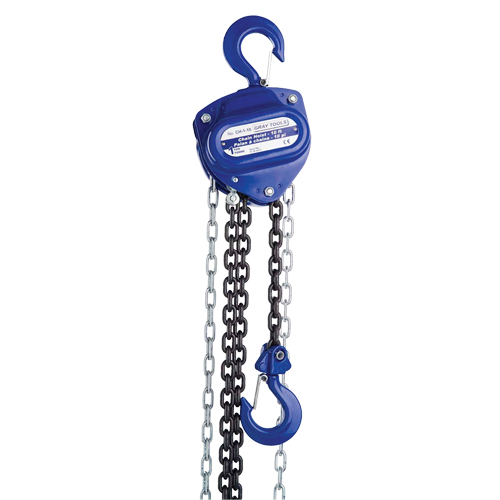 Chain Hoist, 20' Lift, 10000 lbs. (5 tons) Capacity, Load Chain Grade 80 Chain PB Rental Co. Ltd.