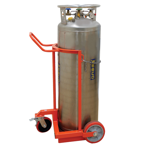 Large Liquid Gas Cylinder Truck LCC, Polyurethane Wheels, 20" W x 20" D Base, 1000 lbs. PB Rental Co. Ltd.