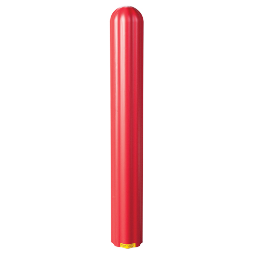 Ribbed Bollard Cover, 6" Dia. x 56" L, Red PB Rental Co. Ltd.