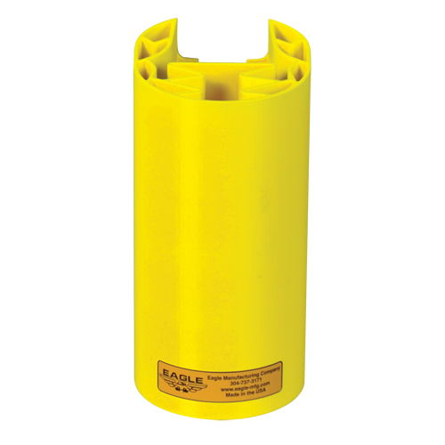 Polyethylene Rack Guard, 5" W x 6" L x 8" H, Yellow PB Rental Co. Ltd.