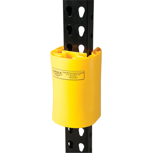 Polyethylene Rack Guard, 5" W x 6" L x 8" H, Yellow PB Rental Co. Ltd.