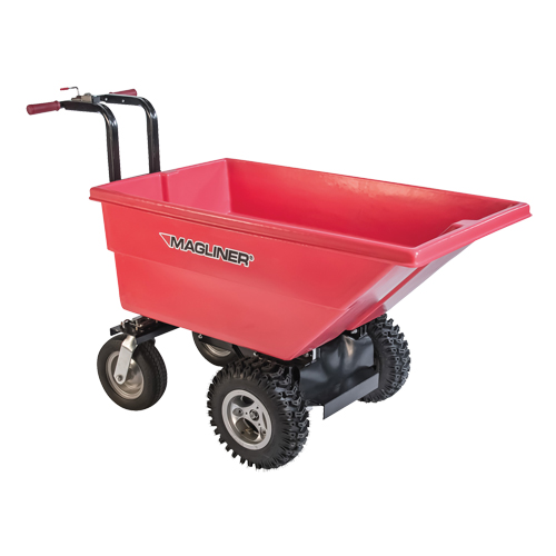 Chariot &agrave; bascule motoris&eacute;, Capacit&eacute; 6 cu.ft., 40" h x 25" la x 56" p PB Rental Co. Ltd.