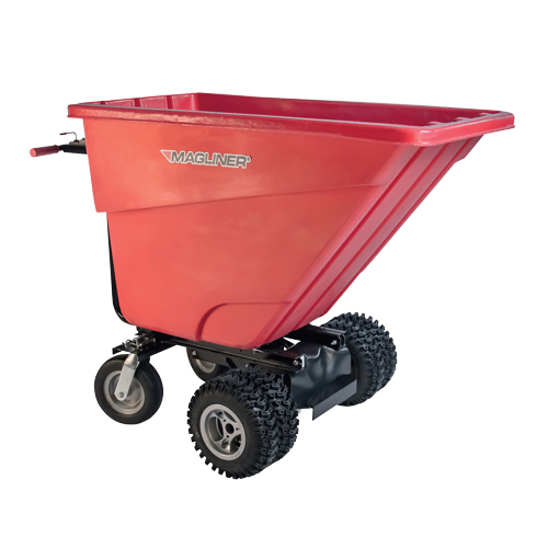 Chariot &agrave; bascule motoris&eacute;, Capacit&eacute; 13.5 cu.ft., 45" h x 33-1/2" la x 68" p PB Rental Co. Ltd.