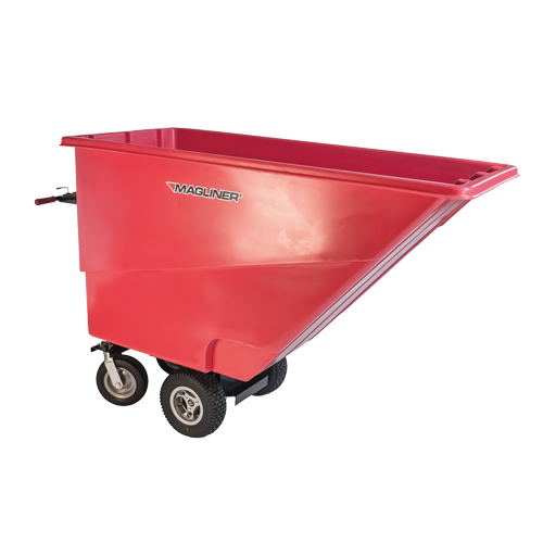 Chariot &agrave; bascule motoris&eacute;, Capacit&eacute; 27 cu. ft., 51" h x 81" la x 33" p PB Rental Co. Ltd.
