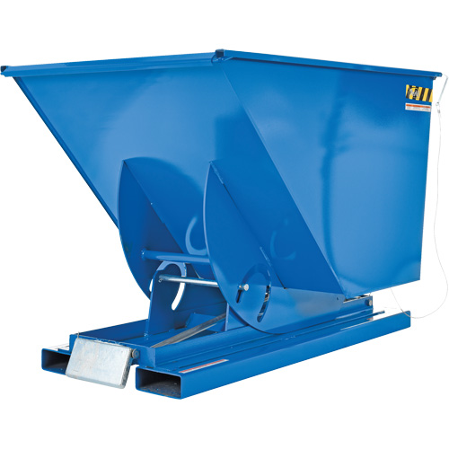 Conteneur autobasculeur, Acier, 1 vg³, Bleu PB Rental Co. Ltd.