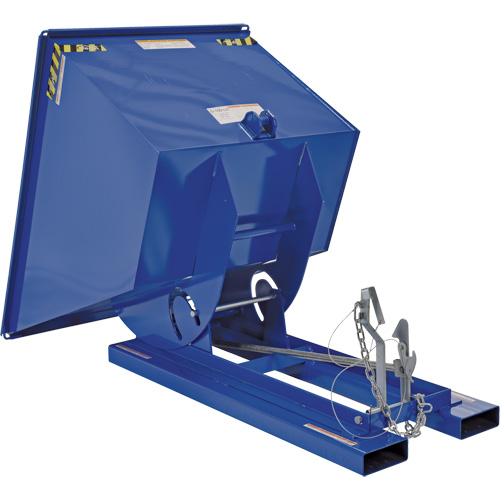 Conteneur autobasculeur, Acier, 1 vg³, Bleu PB Rental Co. Ltd.