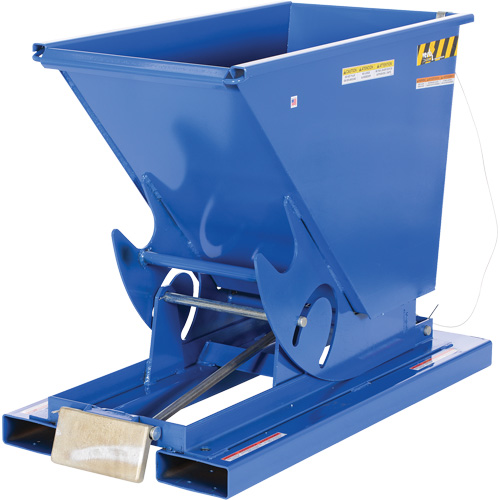 Self-Dumping Hopper, Steel, 1/3 cu.yd., Blue PB Rental Co. Ltd.