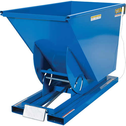 Conteneur autobasculeur, Acier, 3/4 vg³, Bleu PB Rental Co. Ltd.