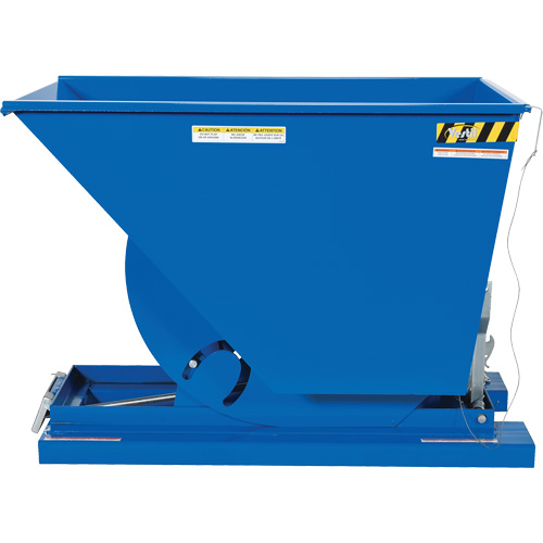 Conteneur autobasculeur, Acier, 3/4 vg³, Bleu PB Rental Co. Ltd.