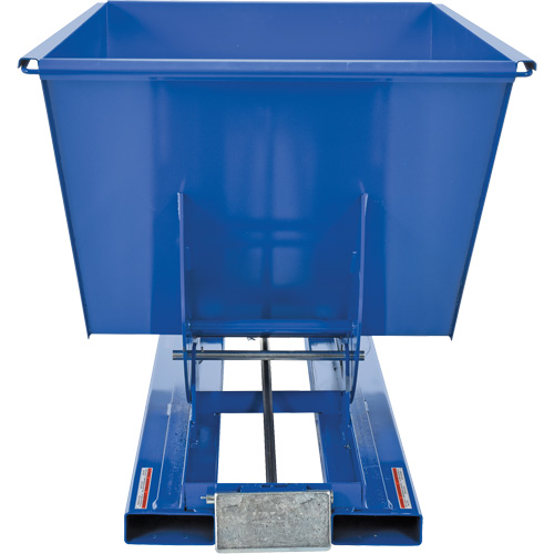 Self-Dumping Hopper, Steel, 1 cu.yd., Blue PB Rental Co. Ltd.