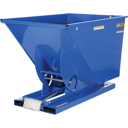 Conteneur autobasculeur, Acier, 1-1/2 vg³, Bleu PB Rental Co. Ltd.