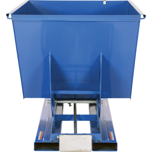Conteneur autobasculeur, Acier, 1-1/2 vg³, Bleu PB Rental Co. Ltd.