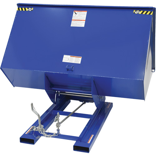 Conteneur autobasculeur, Acier, 3 vg³, Bleu PB Rental Co. Ltd.
