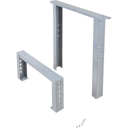 Pattes d'&eacute;tabli pour service industriel, Acier, 24" p x 34" h, Simple PB Rental Co. Ltd.