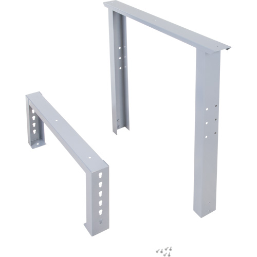 Pattes d'&eacute;tabli pour service industriel, Acier, 30" p x 34" h, Simple PB Rental Co. Ltd.