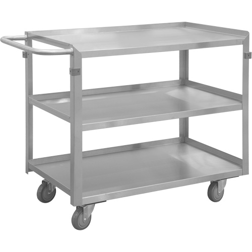 Chariot avec tablettes de calibre industriel, 3 Tiers, 22-1/2" la x 34" h x 54-7/16" p, Capacit&eacute; 600 lb PB Rental Co. Ltd.