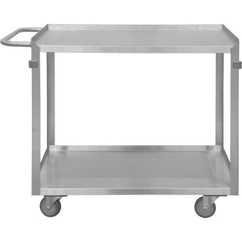 Industrial Grade Shelf Cart, 2 Tiers, 22-1/2" W x 34" H x 42-7/16" D, 600 lbs. Capacity PB Rental Co. Ltd.