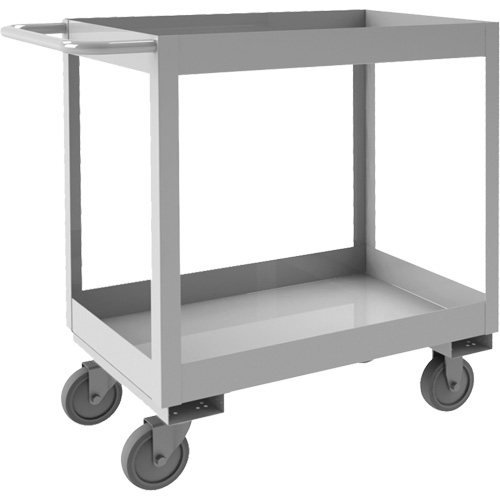 Chariot avec tablettes de calibre industriel, 2 Tiers, 16" la x 34" h x 36-7/16" p, Capacit&eacute; 600 lb PB Rental Co. Ltd.