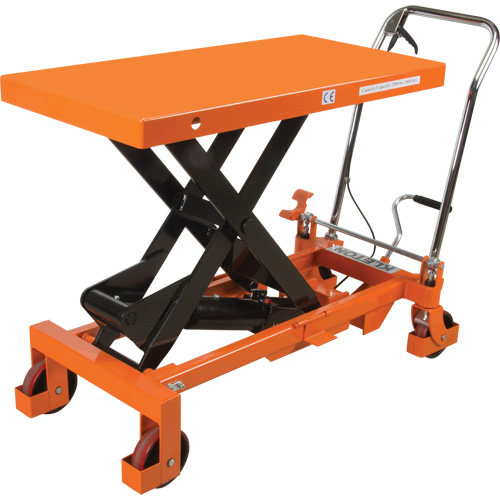 Table &eacute;l&eacute;vatrice &agrave; ciseaux hydraulique, 40" lo x 20 " la, Acier, Capacit&eacute; 2200 lb PB Rental Co. Ltd.