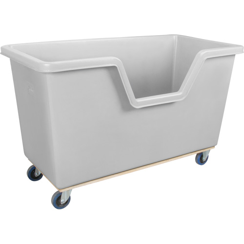 Chariot-caisse &agrave; c&ocirc;t&eacute; ouvert, Poly&eacute;thyl&egrave;ne, 63" lo x 34-1/4'' la x 38-1/2" h, Volume 24 pi³, Capacit&eacute; 1200 lb PB Rental Co. Ltd.
