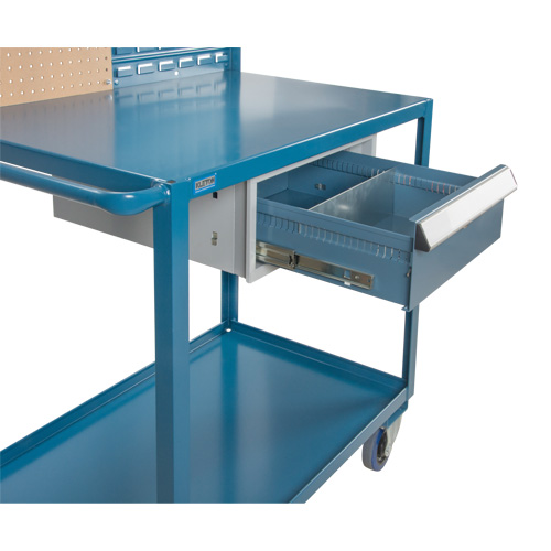 Chariot de service mobile, 2 Tiers, 24" la x 57" h x 40" p, Capacit&eacute; 1200 lb PB Rental Co. Ltd.
