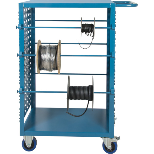 Mobile Wire Spool Cart, Steel, 6 Rod, 21" W x 48" H x 38" D, 1200 lbs. Capacity PB Rental Co. Ltd.