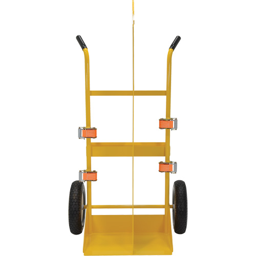 Chariot pour chalumeau et bouteille &agrave; gaz, Roues Rempli de mousse, Base de 23-13/16" la x 22-13/16" lo, 500 lb PB Rental Co. Ltd.