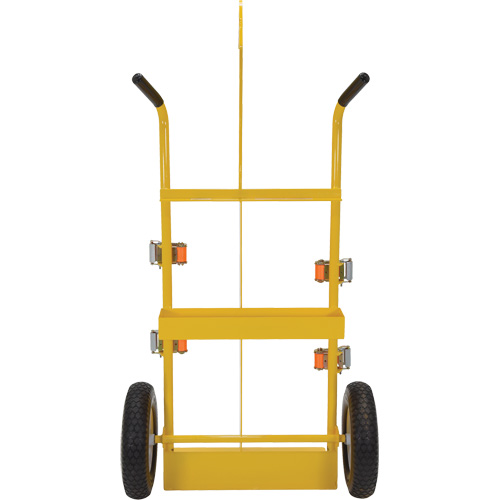 Chariot pour chalumeau et bouteille &agrave; gaz, Roues Rempli de mousse, Base de 23-13/16" la x 22-13/16" lo, 500 lb PB Rental Co. Ltd.