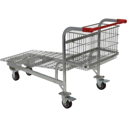 Chariot en treillis emboîtable, Acier, 28-3/4" x 37-1/16" x 59-5/8", Capacit&eacute; 275 lb PB Rental Co. Ltd.