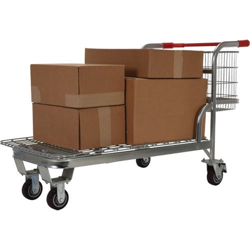 Chariot en treillis emboîtable, Acier, 28-3/4" x 37-1/16" x 59-5/8", Capacit&eacute; 275 lb PB Rental Co. Ltd.