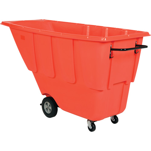 Chariot basculeur, Poly&eacute;thyl&egrave;ne, 0,5 vg³, Capacit&eacute; de charge de 450 lb PB Rental Co. Ltd.