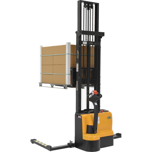 Double Mast Stacker, Electric Operated, 2200 lbs. Capacity, 150" Max Lift PB Rental Co. Ltd.