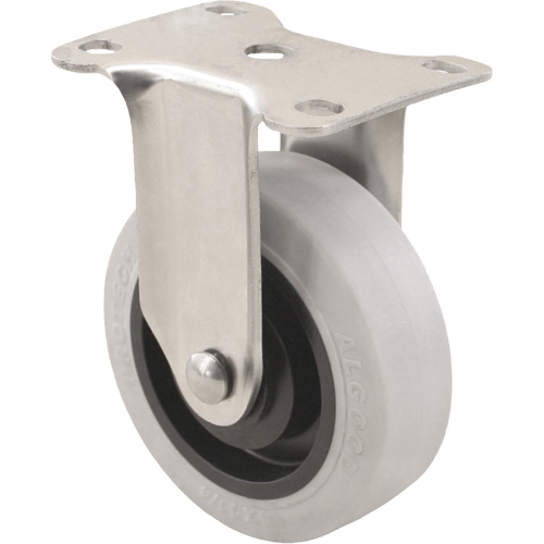 2309 Caster, Rigid, 4" (101.6 mm), Envirothane Grey, 350 lbs. (158.8 kg.) PB Rental Co. Ltd.