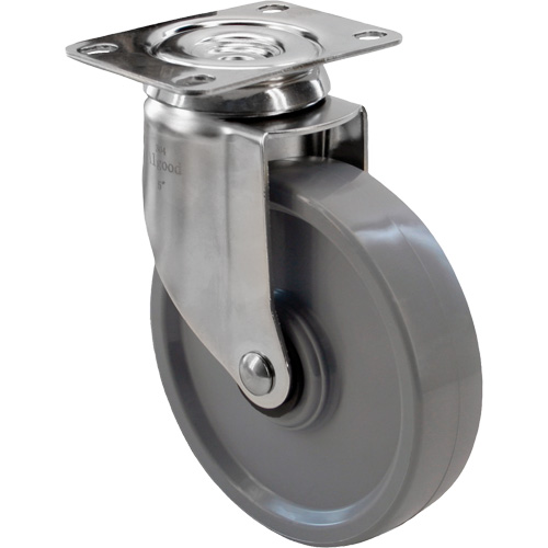 2309 Caster, Swivel, 5" (127 mm), Envirothane Grey, 350 lbs. (158.8 kg.) PB Rental Co. Ltd.