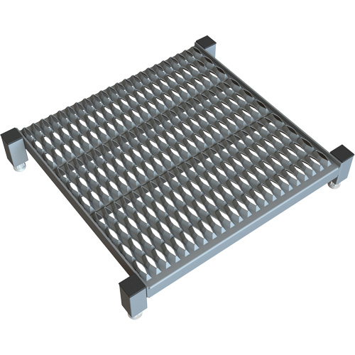 Adjustable Height One-Step Work Platform, 24" W x 24" D, 800 lbs. Capacity, All-Welded PB Rental Co. Ltd.