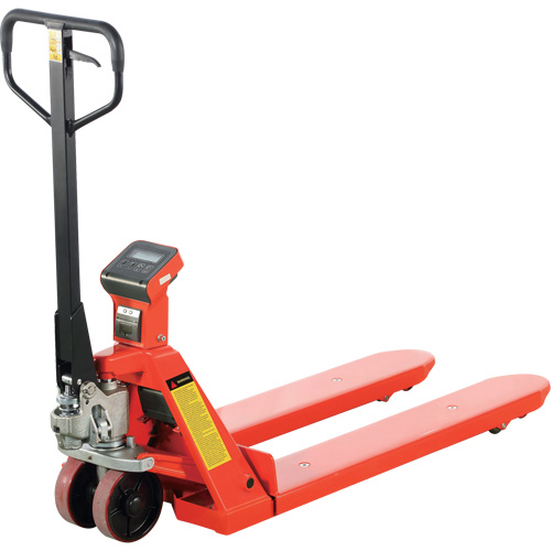 Transpalette avec balance et imprimante thermique Eco, 48" lo x 27" la, Capacit&eacute; de 4400 lb PB Rental Co. Ltd.