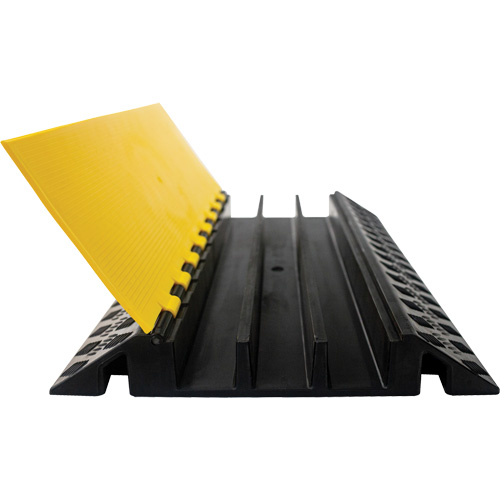 Powerhouse Heavy-Duty Straight Cable Protector, 3 Channels, 36" L x 19.75" W x 3" H PB Rental Co. Ltd.