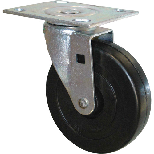 Roulette pivotante en caoutchouc pour chariot &agrave; plateforme PB Rental Co. Ltd.