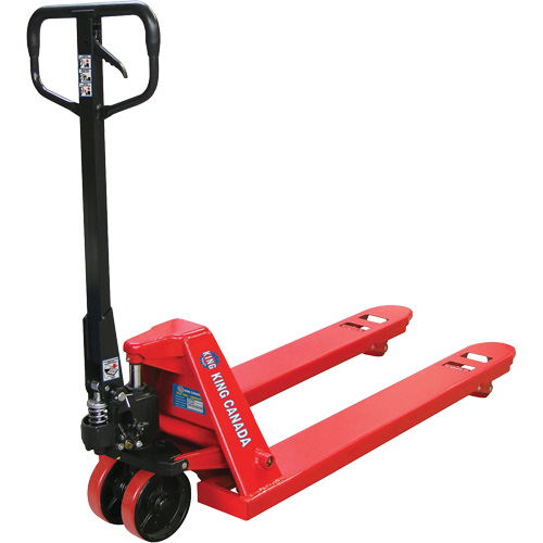 Transpalette avec roues en polyur&eacute;thanne, Acier, 48" lo x 27" la, Capacit&eacute; 5500 lb PB Rental Co. Ltd.