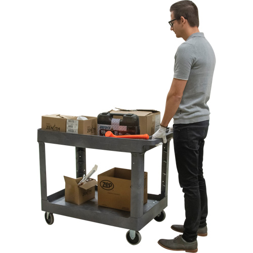 Utility Service Cart, 2 Tiers, 24-5/8" x 32-1/2" x 40", 550 lbs. Capacity PB Rental Co. Ltd.