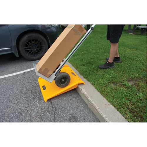 Portable Poly Hand Truck Curb Ramp, 1000 lbs. Capacity, 27" W x 27" L PB Rental Co. Ltd.